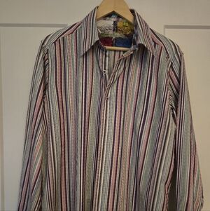 Robert Graham Multicolor Striped Shirt
